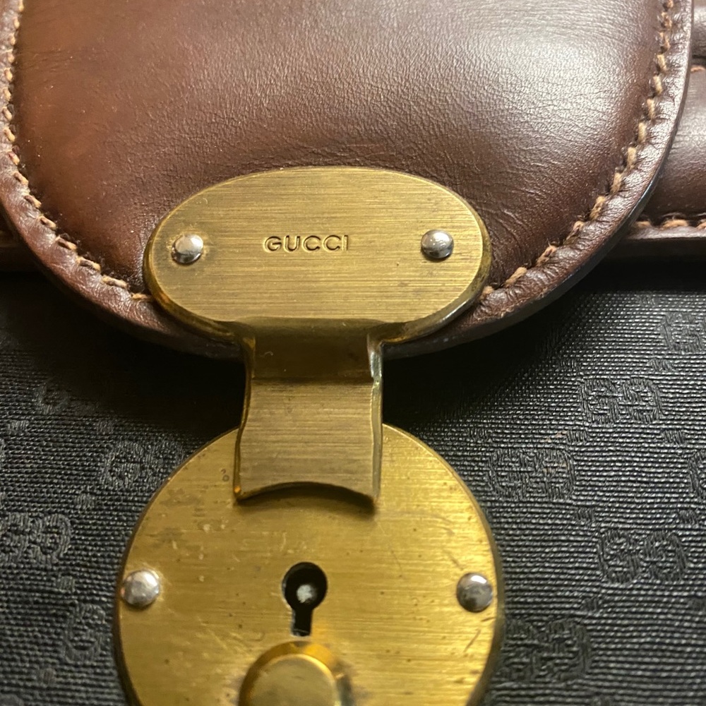 Vintage Gucci Cosmetic Travel Case